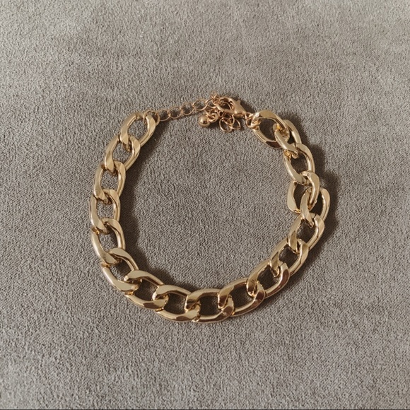 l a s t  one | gold thick cuban bracelet ♡ - Picture 2 of 4